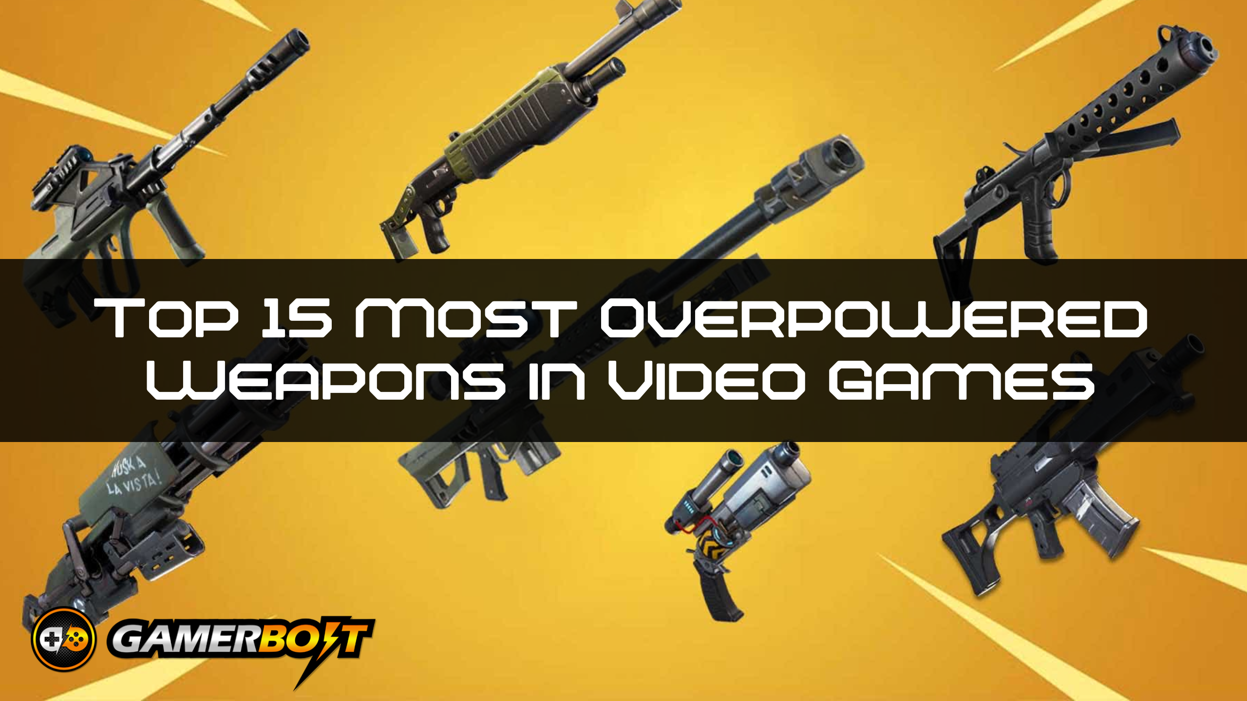Top 15 Most Overpowered Weapons in Video Games