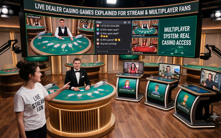 Live Dealer Casino Games Explained for Stream and Multiplayer Fans