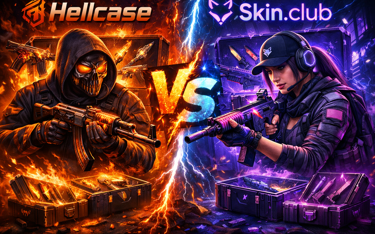 Hellcase vs Skin.Club