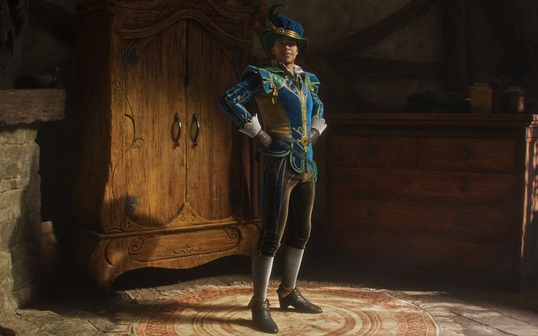 A character in foppish-looking clothing in Fable