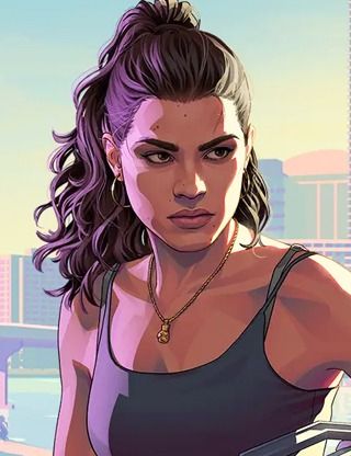 GTA 6 Lucia Caminos official-style character artwork