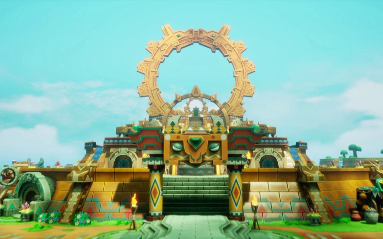 A temple in Fantasy LIfe i: The Girl Who Steals Time