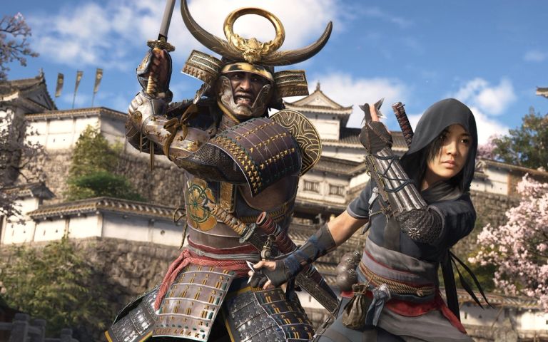 The two main characters in Assassin's Creed Shadows