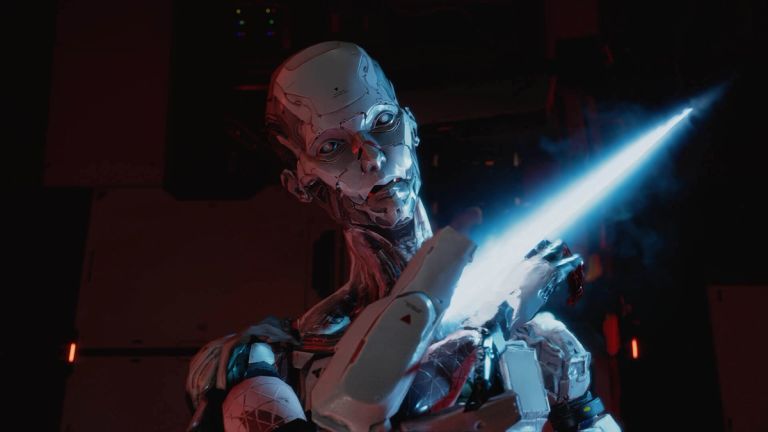 A Walker bot in Pragmata