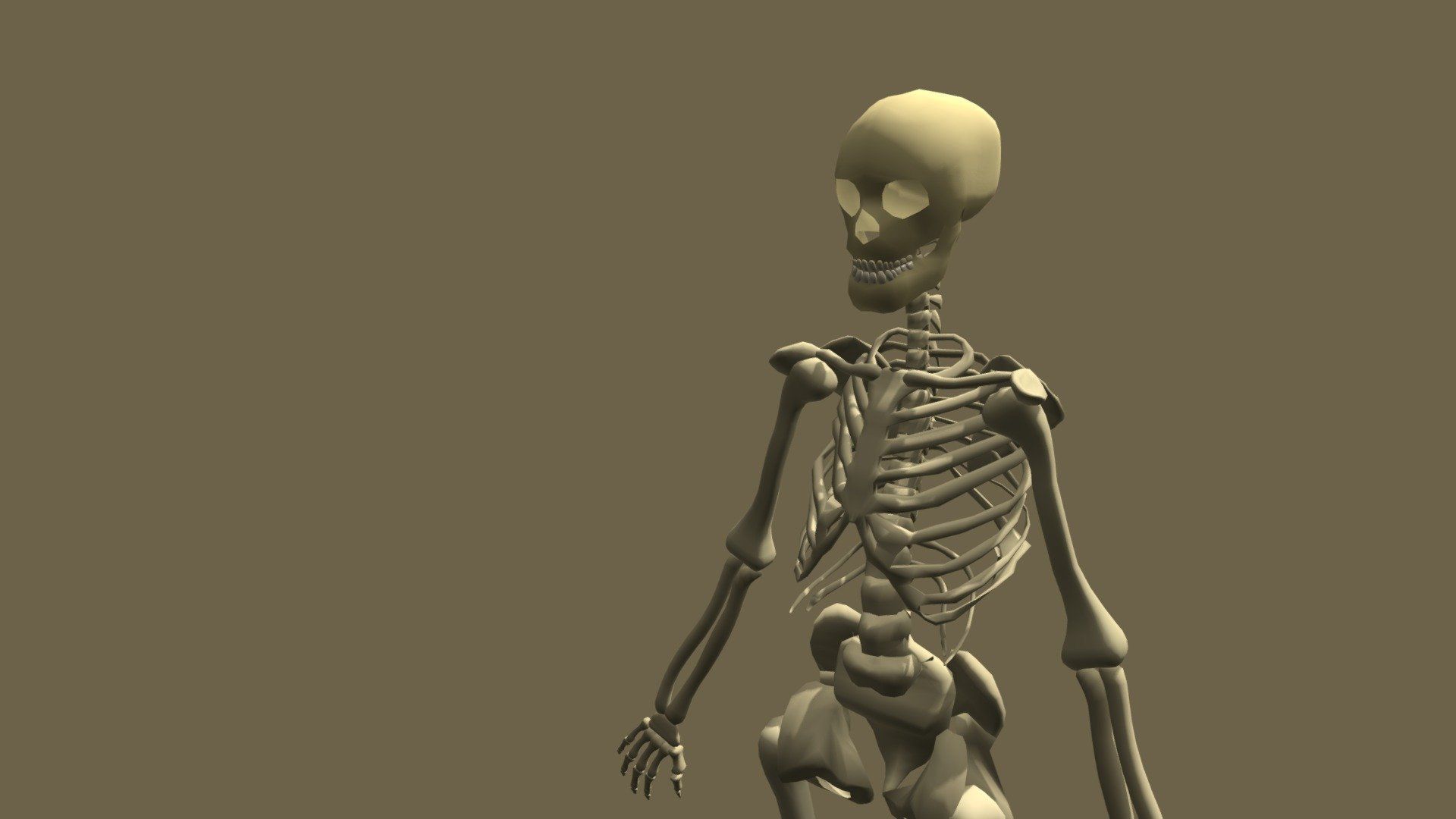 How to Make a Skeleton Game Model – Making a 3d skeleton model for games