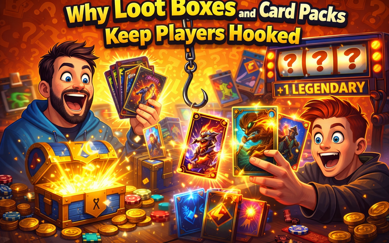 Why Loot Boxes and Card Packs Keep Players Hooked