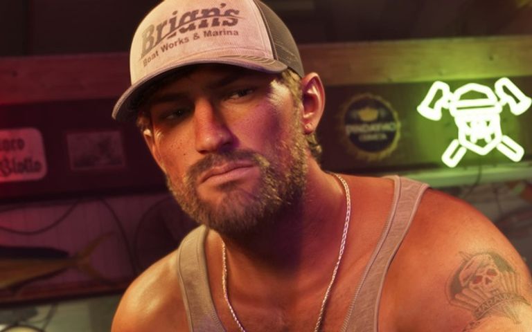 Jason Duval in a Leonida Keys bar in GTA 6