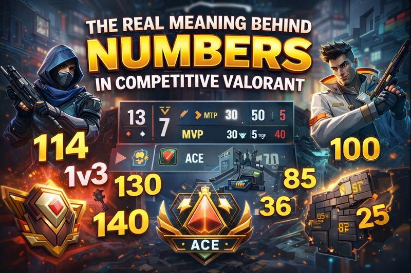 The Real Meaning Behind Numbers in Competitive Valorant