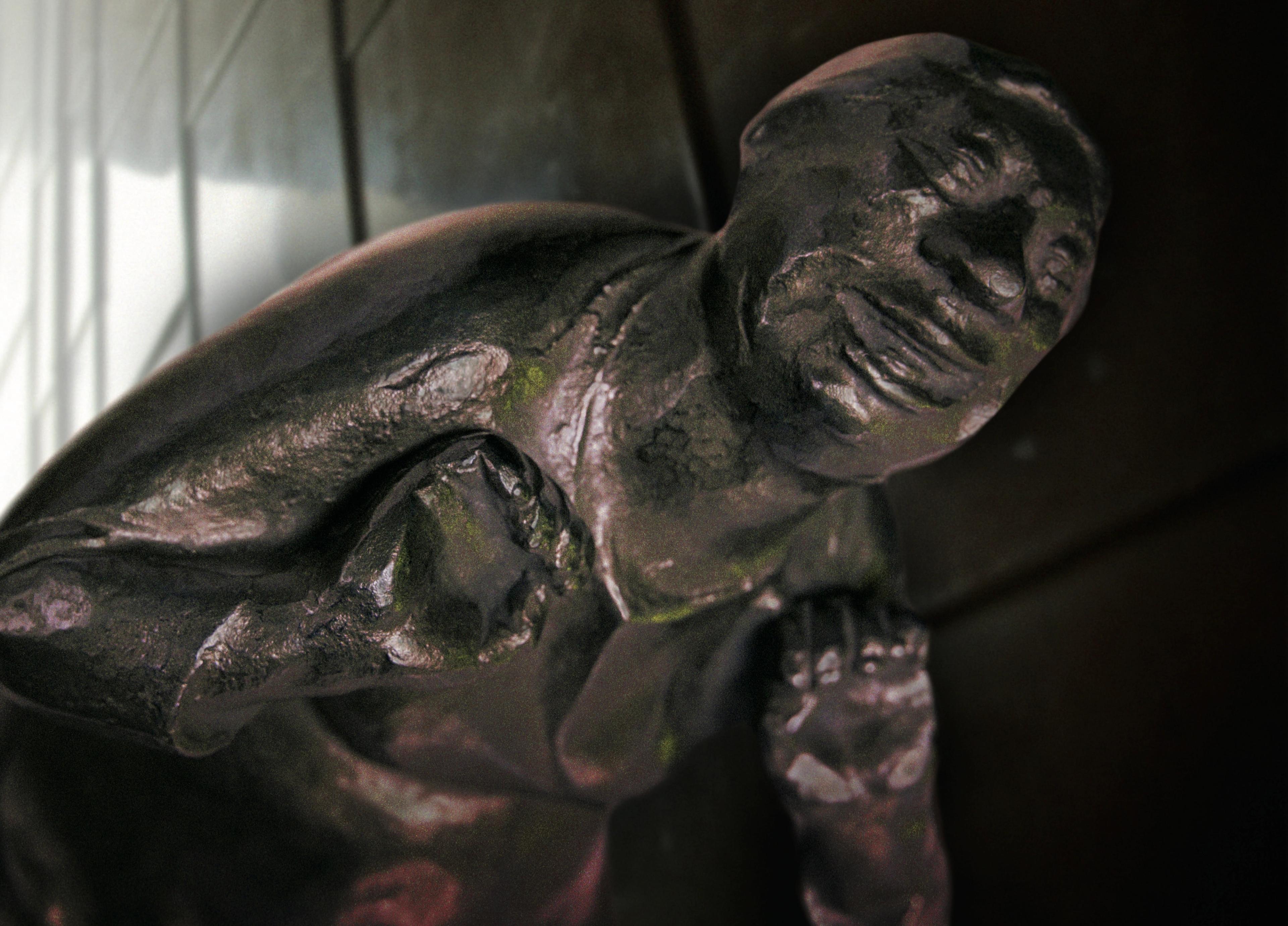 Bronze nach dem Werkmodell von Ernst Barlach: Extatische Frau, 1920 