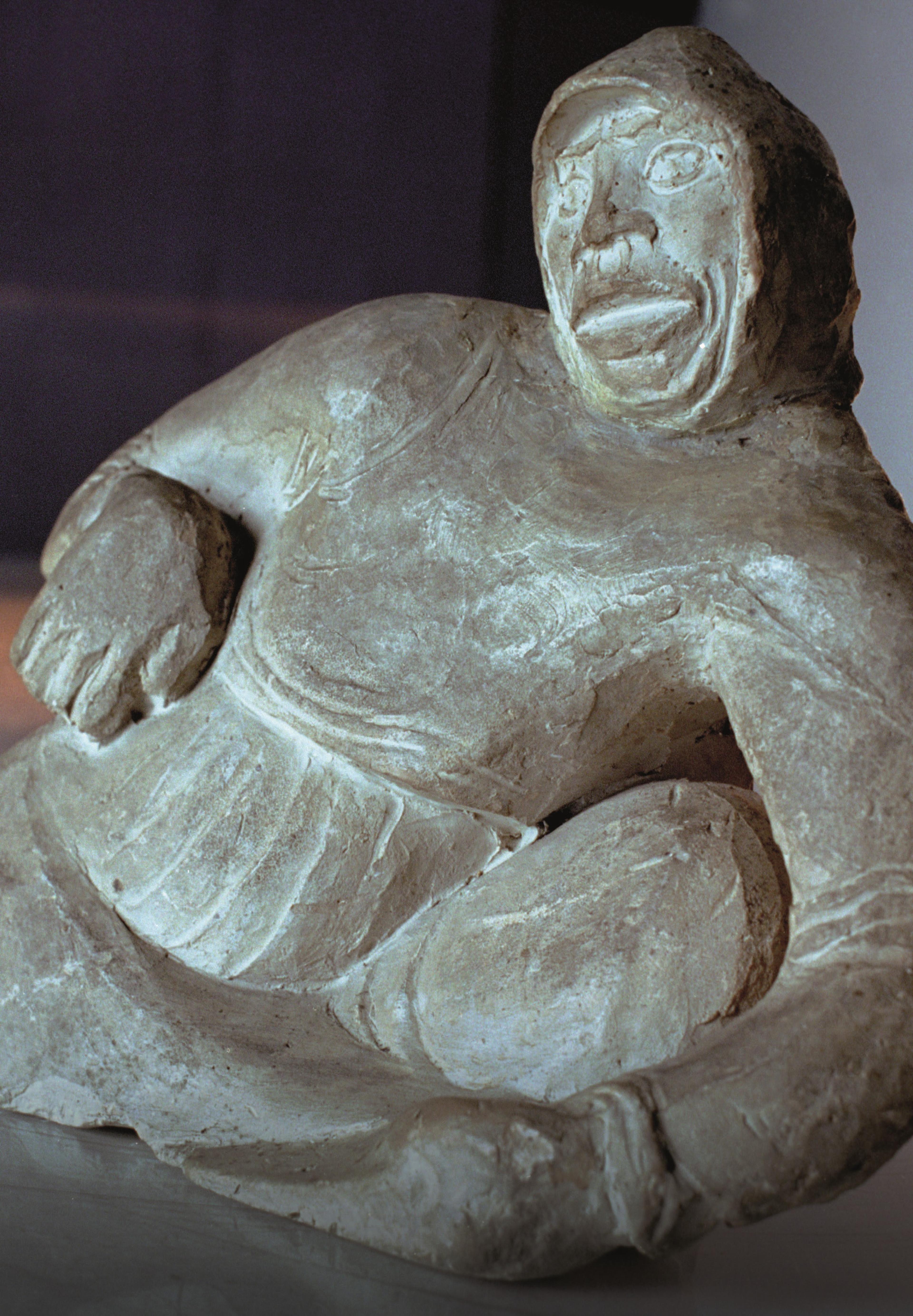 Gesicht einer Frau mit Kopftuch frontal