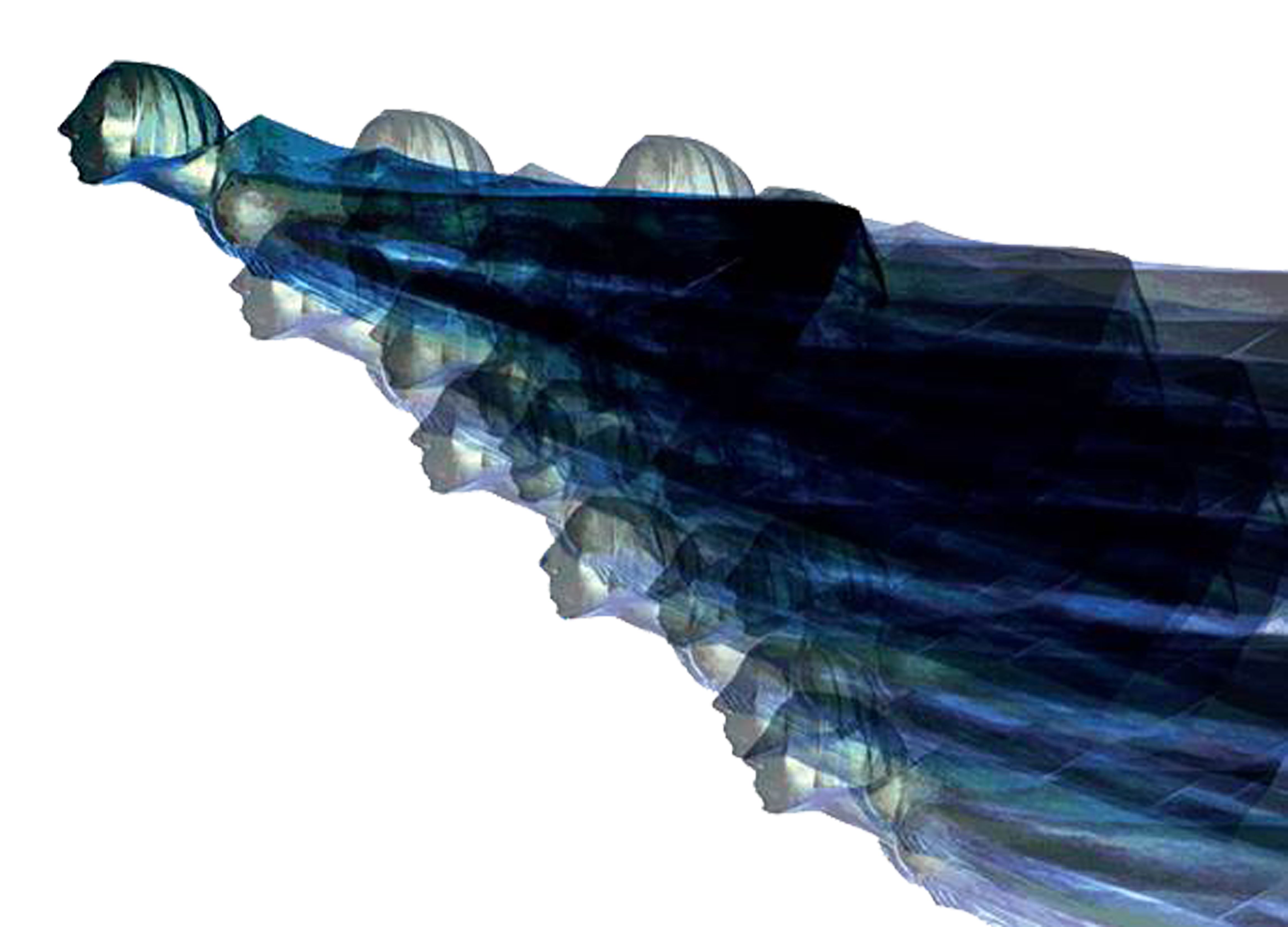 Ernst Barlach rauchend im Garten