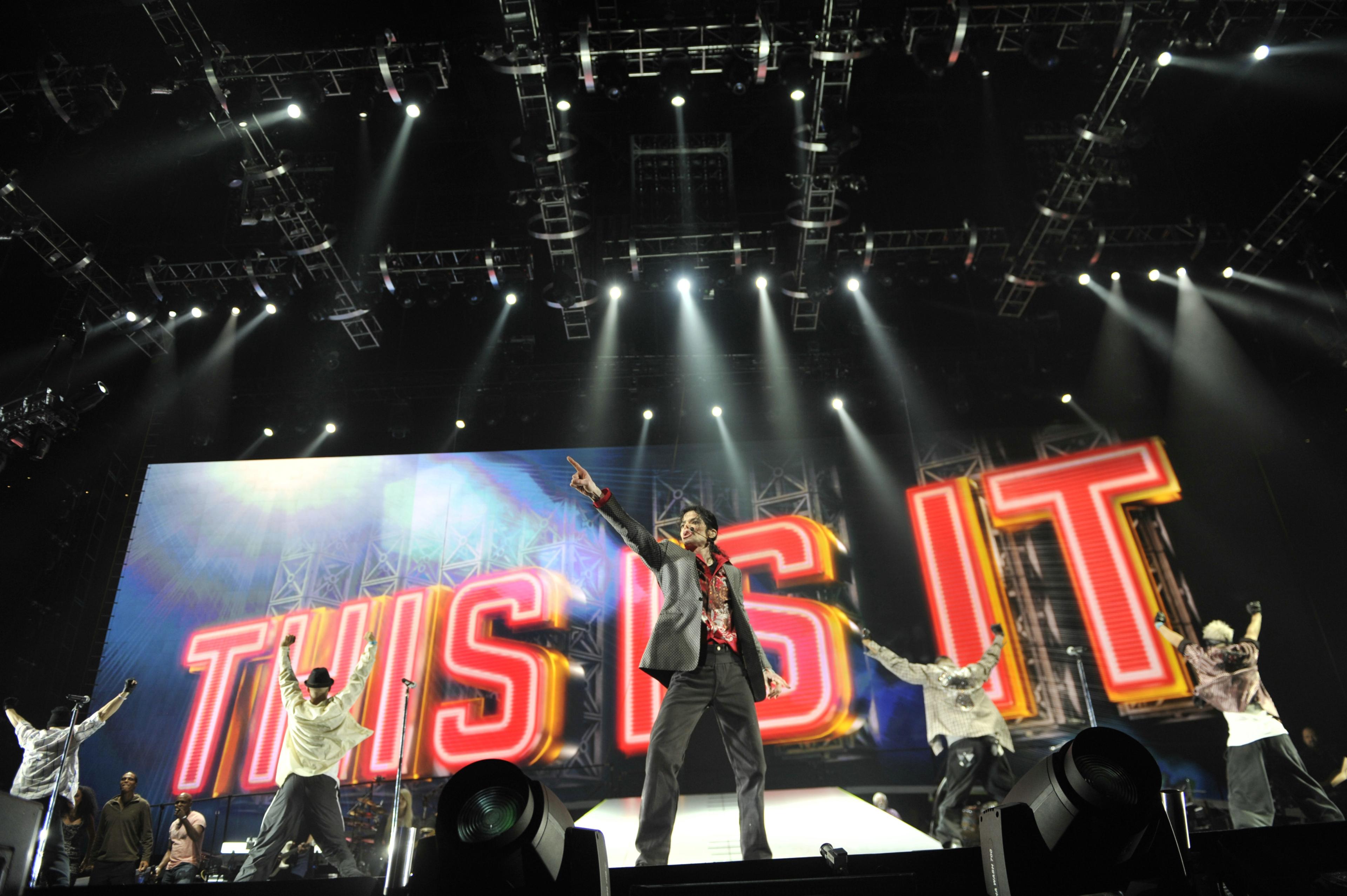 Michael Jackson, THIS IS IT, Probenfoto 2009, Staples Center LA
