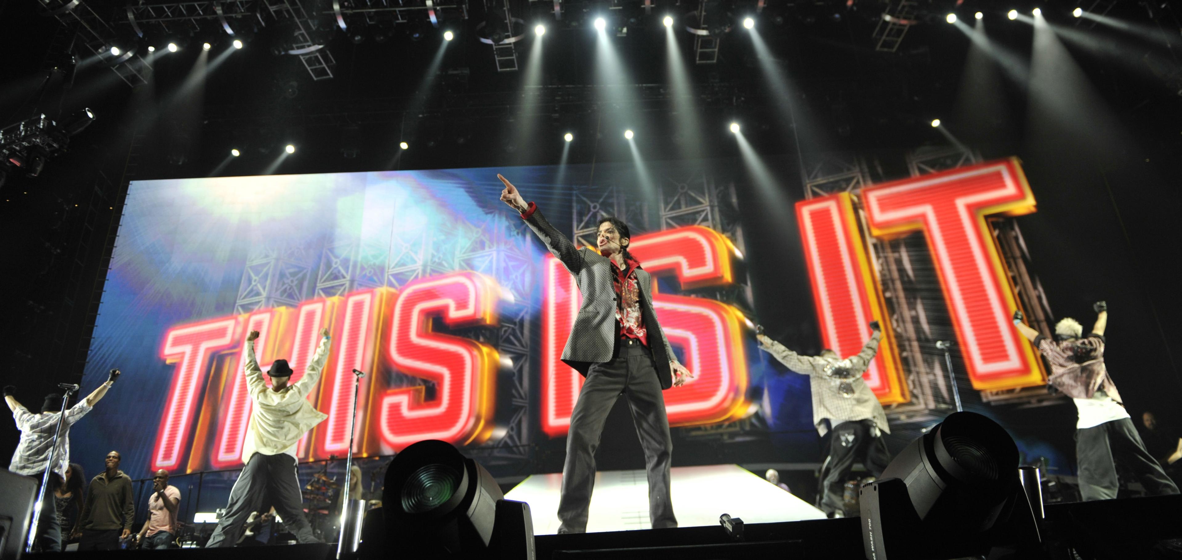 Michael Jackson, THIS IS IT, Probenfoto 2009, Staples Center LA