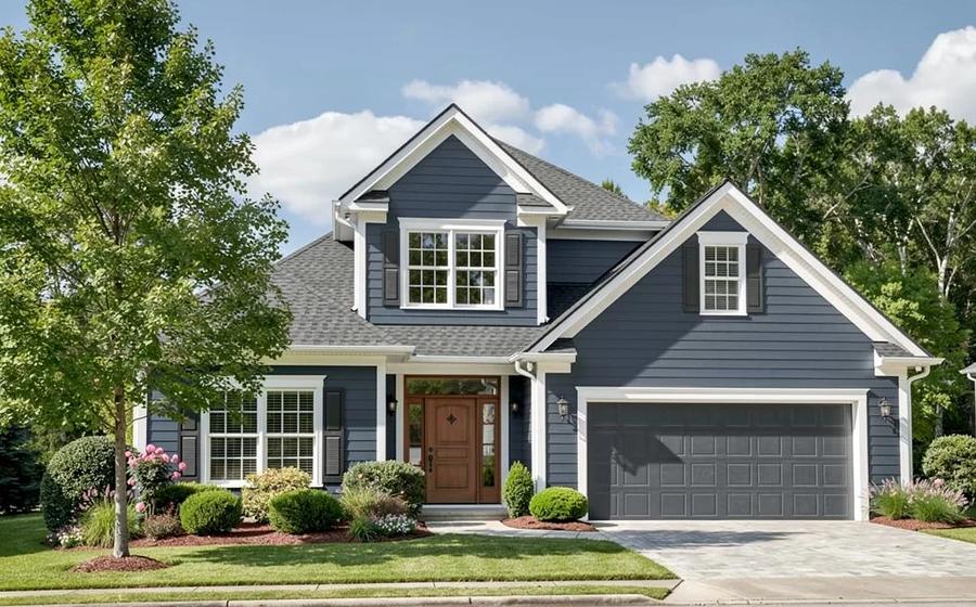 Triangle residential neighborhood
