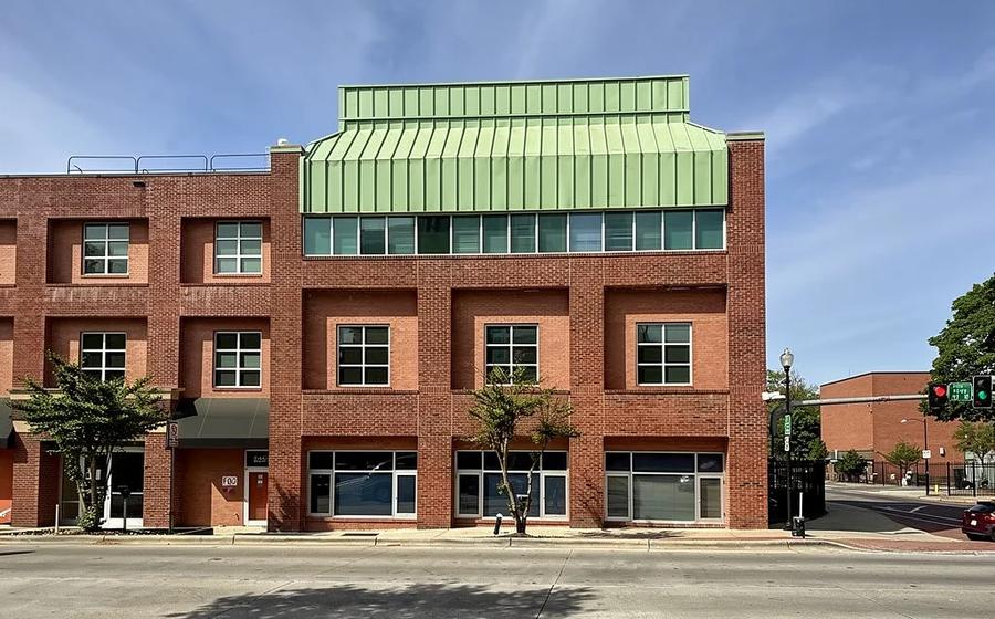 Triangle retail storefront