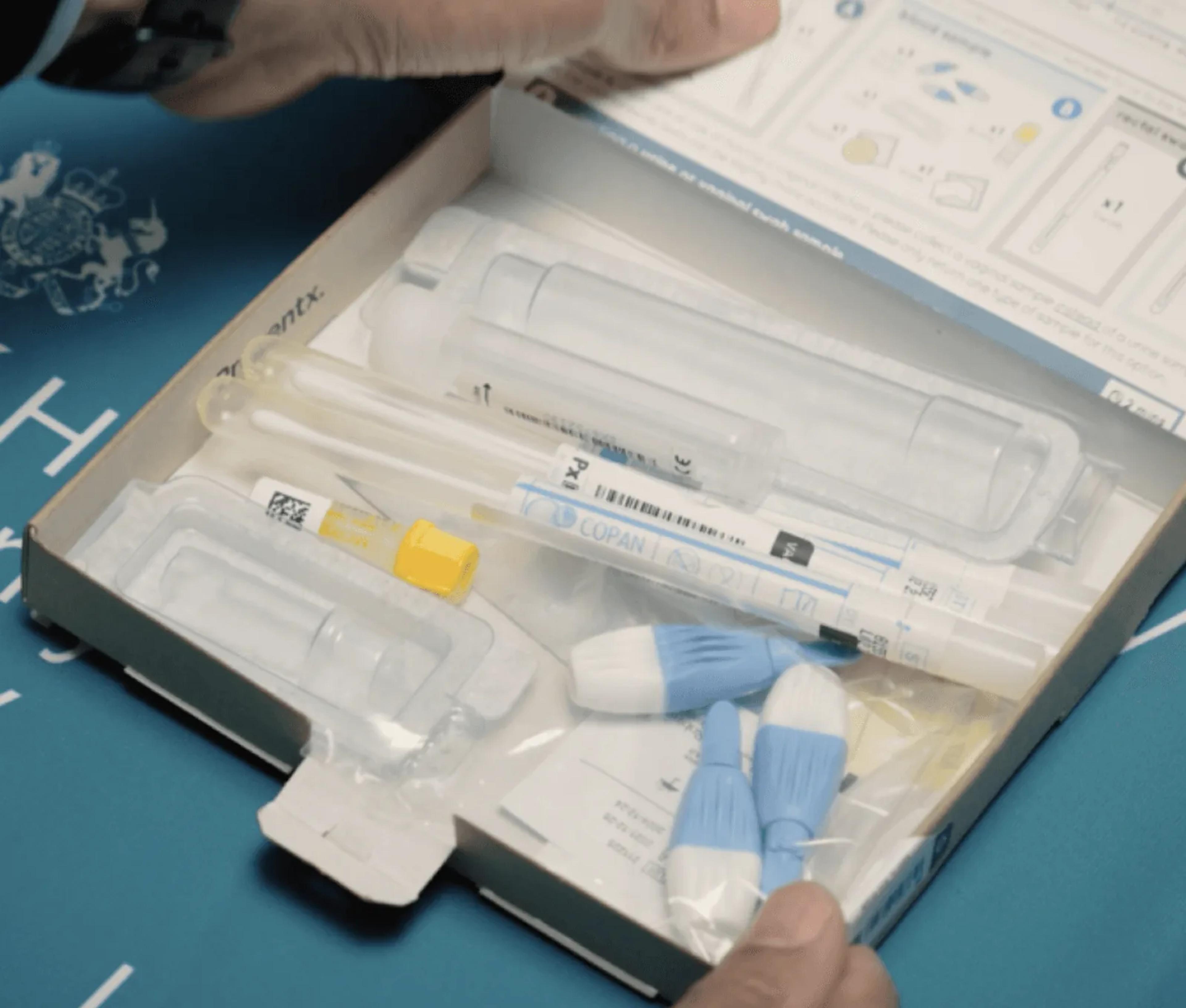 sexual health testing kit