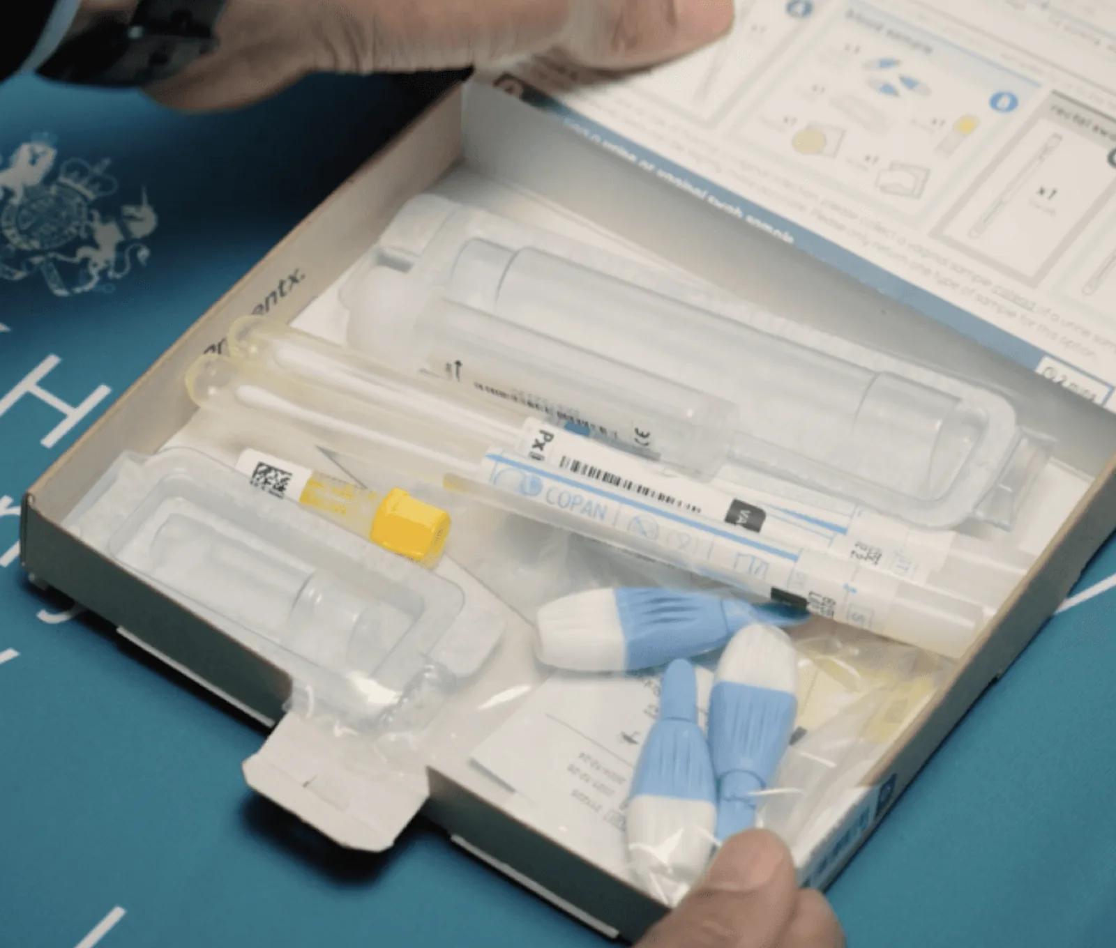 sexual health testing kit