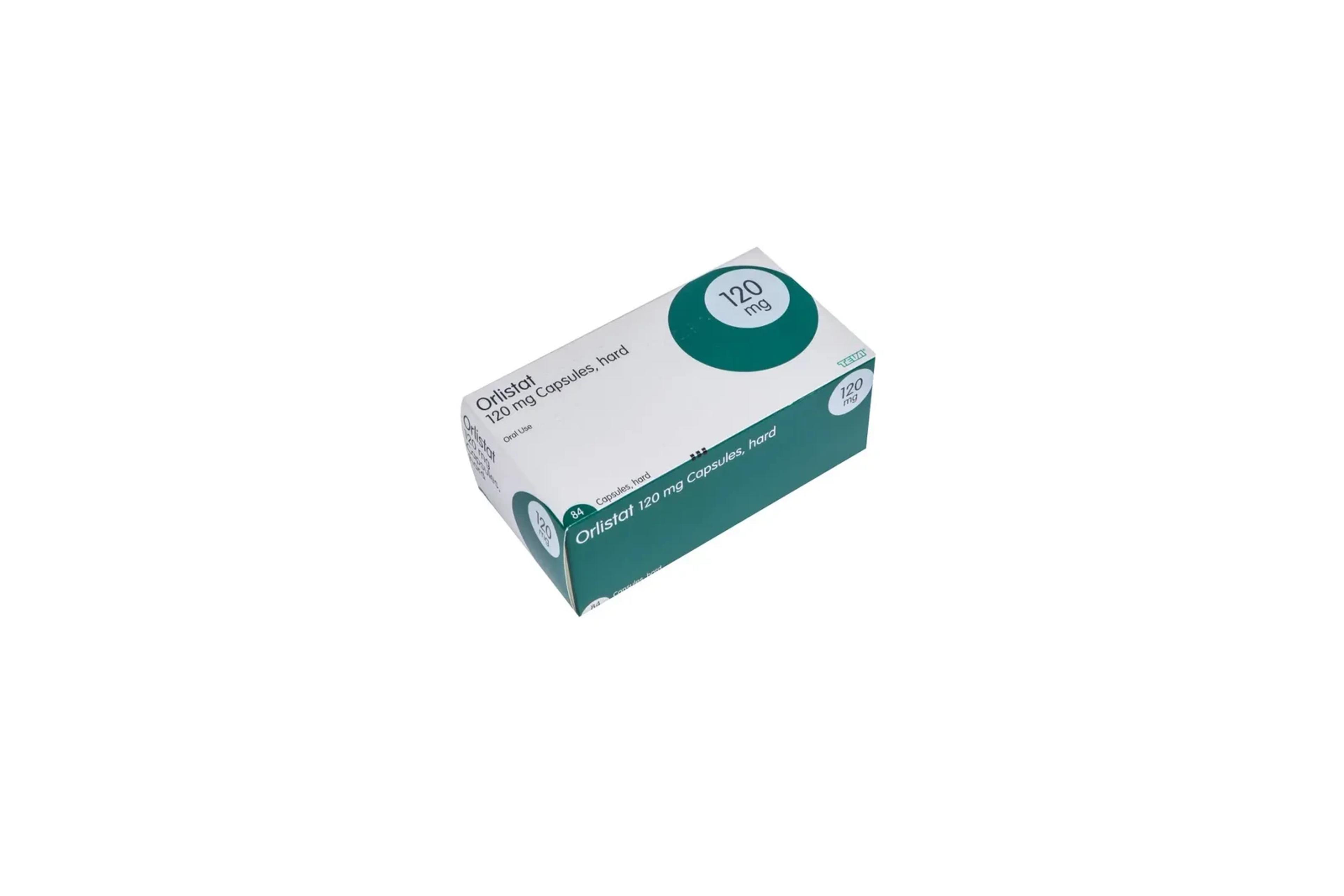 Orlistat capsules pack