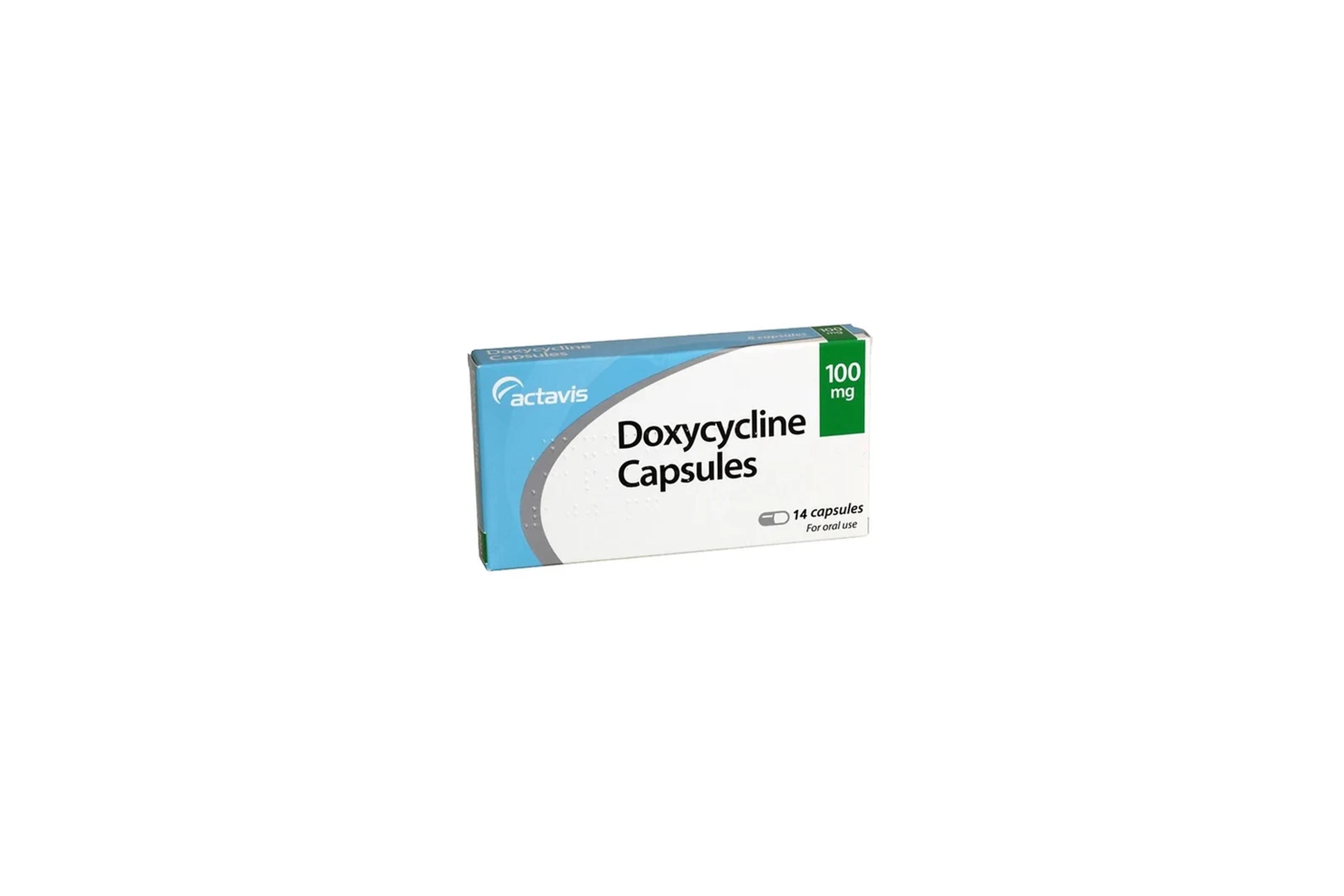 Doxycycline 100mg capsules pack