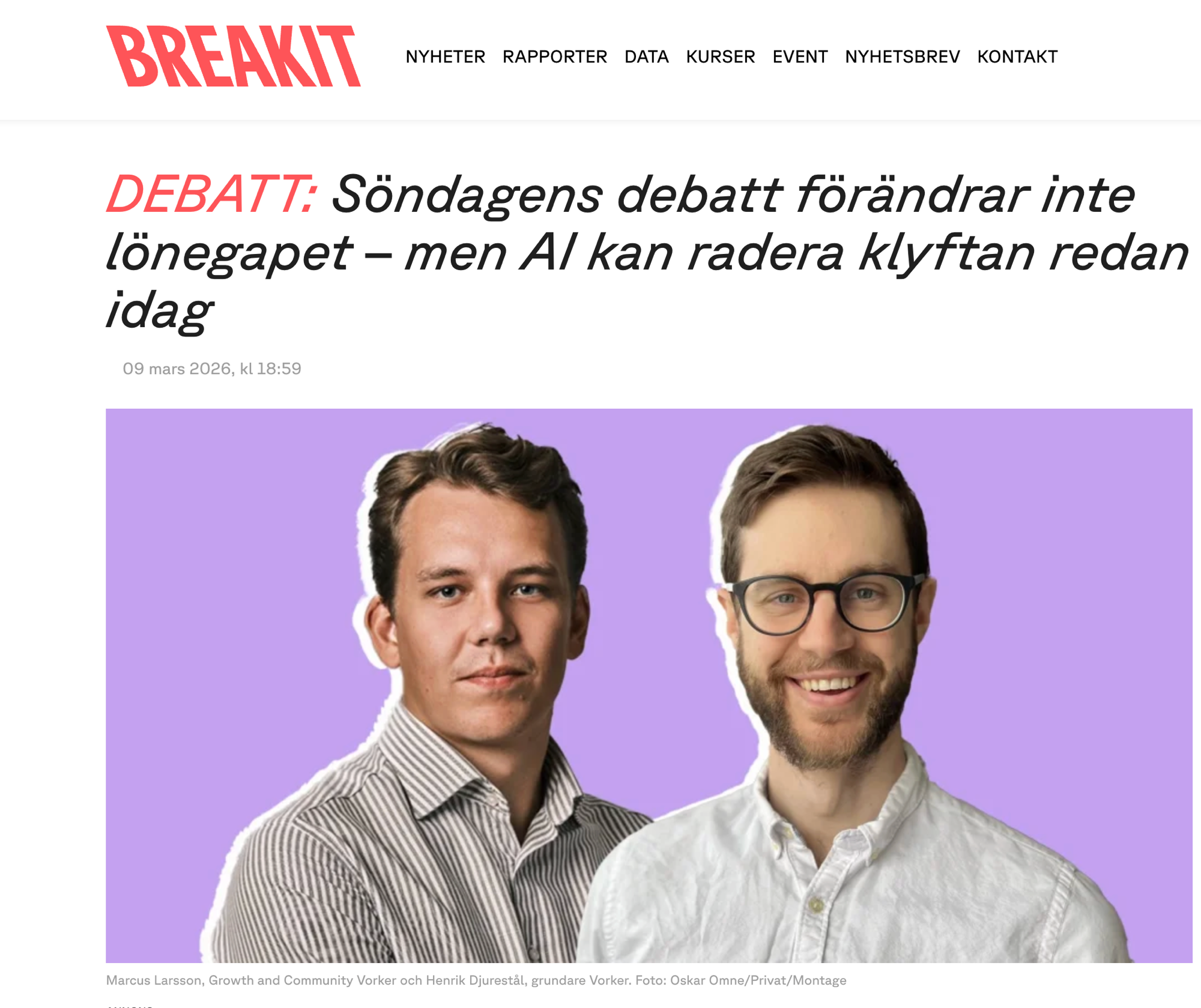 Söndagens debatt förändrar inte lönegapet – men AI kan radera klyftan redan idag