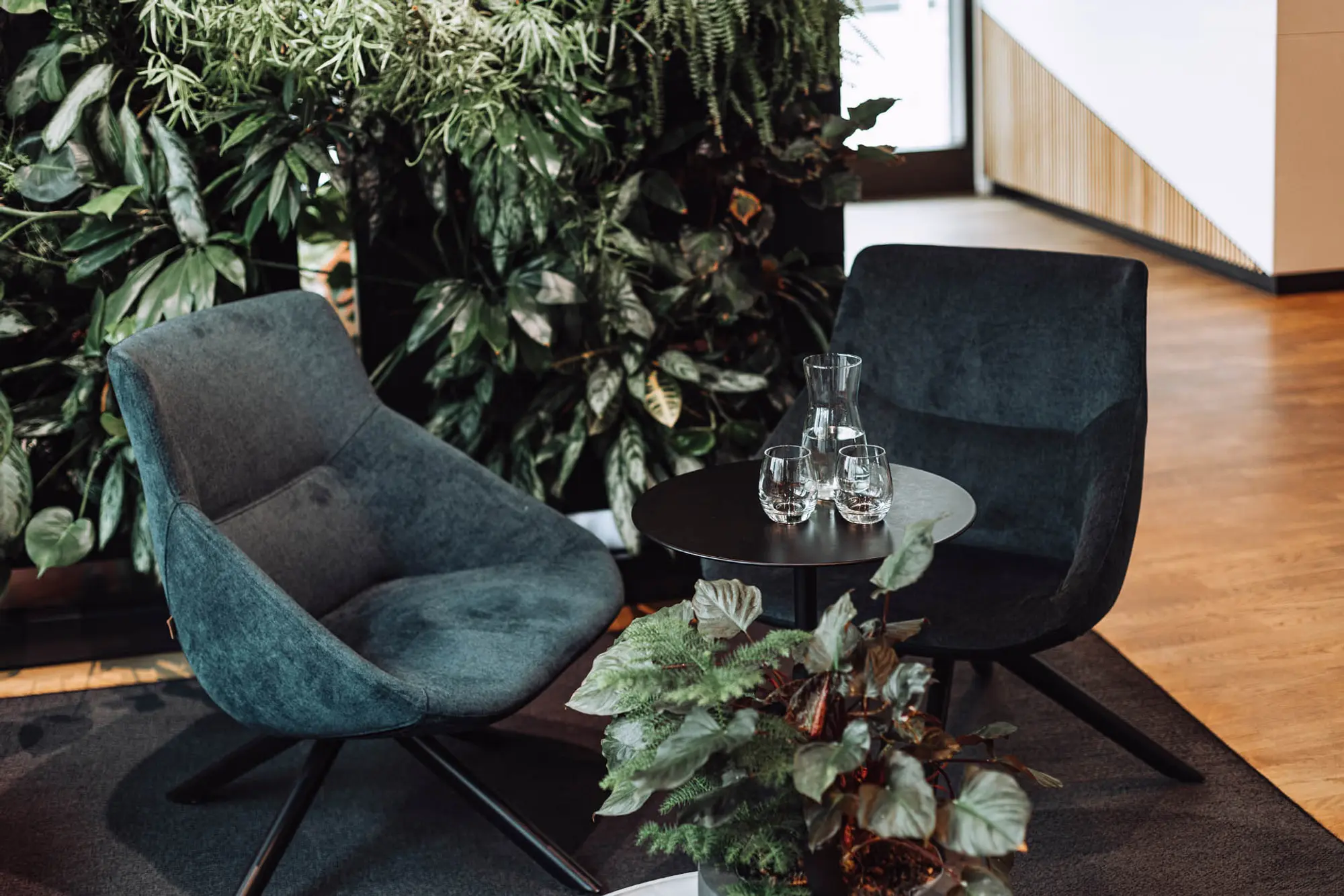 Nahaufnahme Zenjob Office Berlin Lounge Bereich