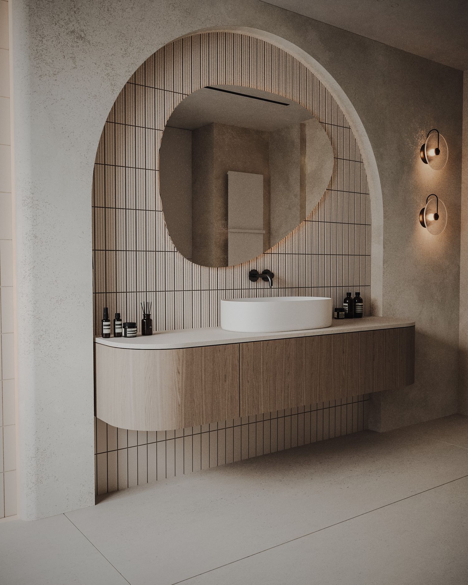 Apartament w stylu japandi z designerskim twistem — projektowanie wnętrz Wrocław, we.make (3)