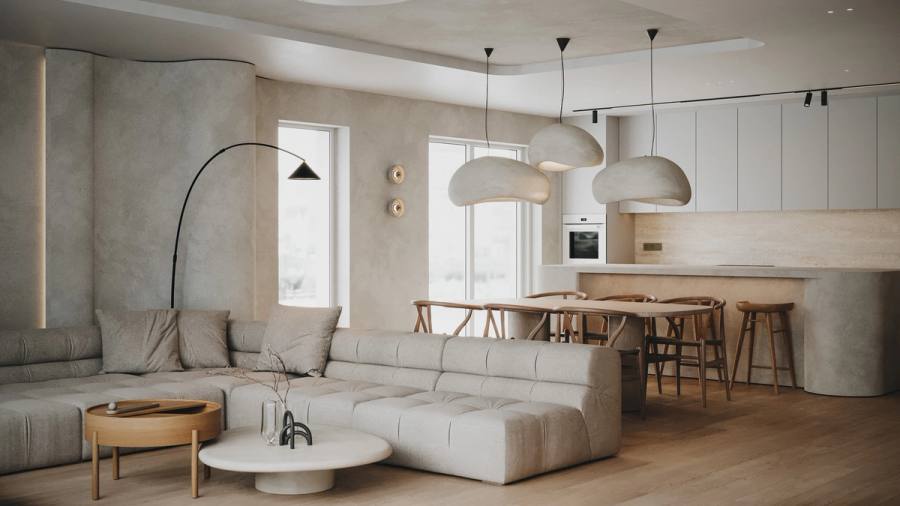 Apartament w stylu japandi z designerskim twistem — Wrocław, we.make