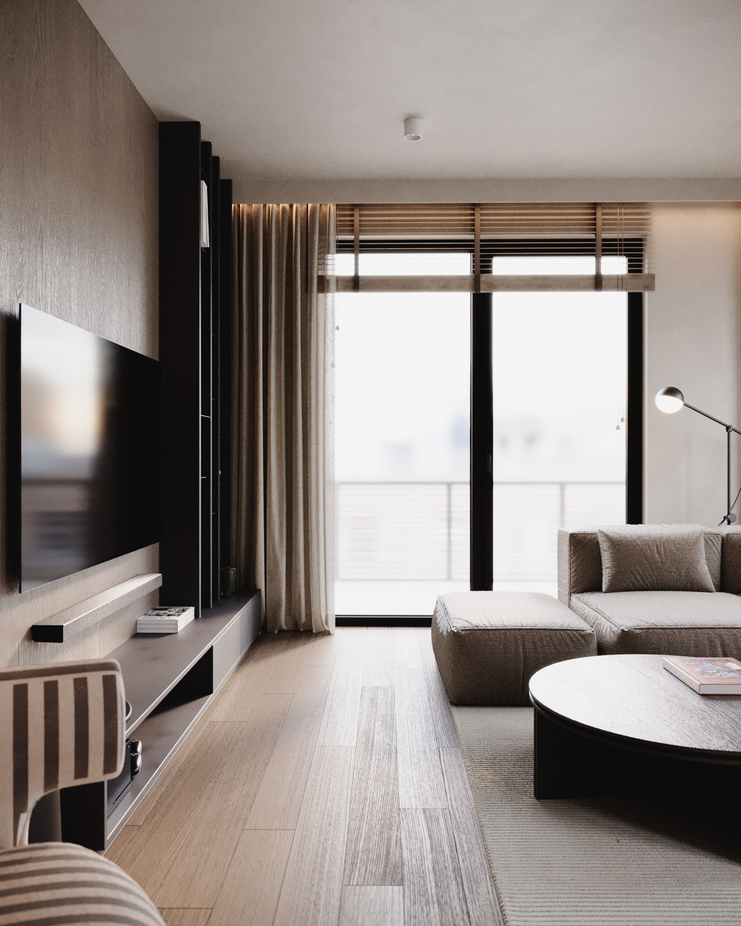 Nowoczesny apartament w Warszawie — projektowanie wnętrz Wrocław, we.make (4)