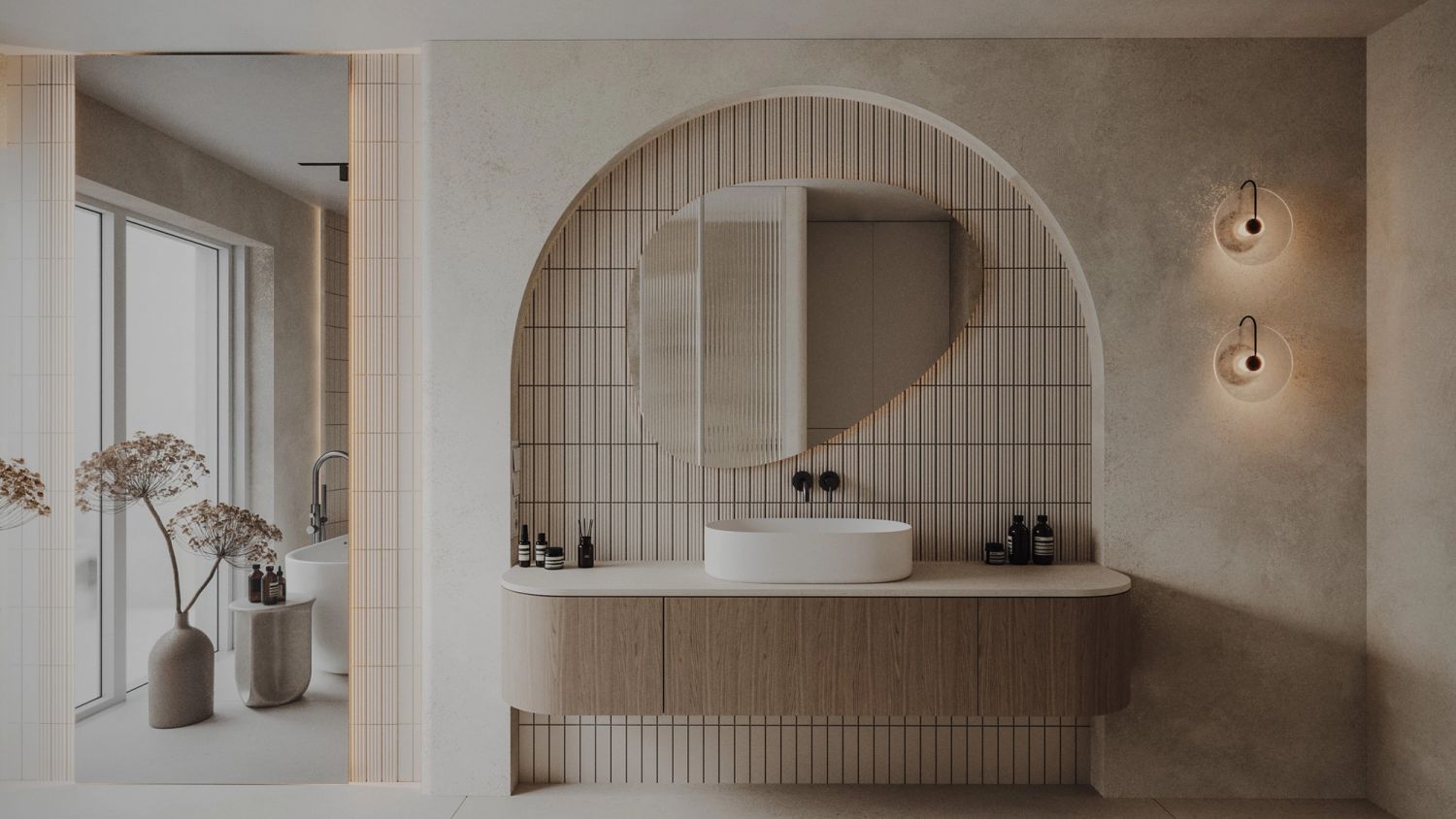 Apartament w stylu japandi z designerskim twistem — projektowanie wnętrz Wrocław, we.make (2)