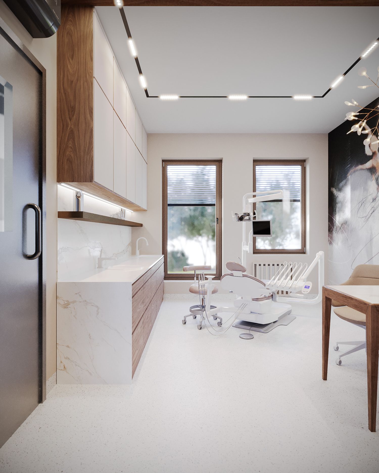 Klinika implantologiczna — projektowanie wnętrz Wrocław, we.make (4)
