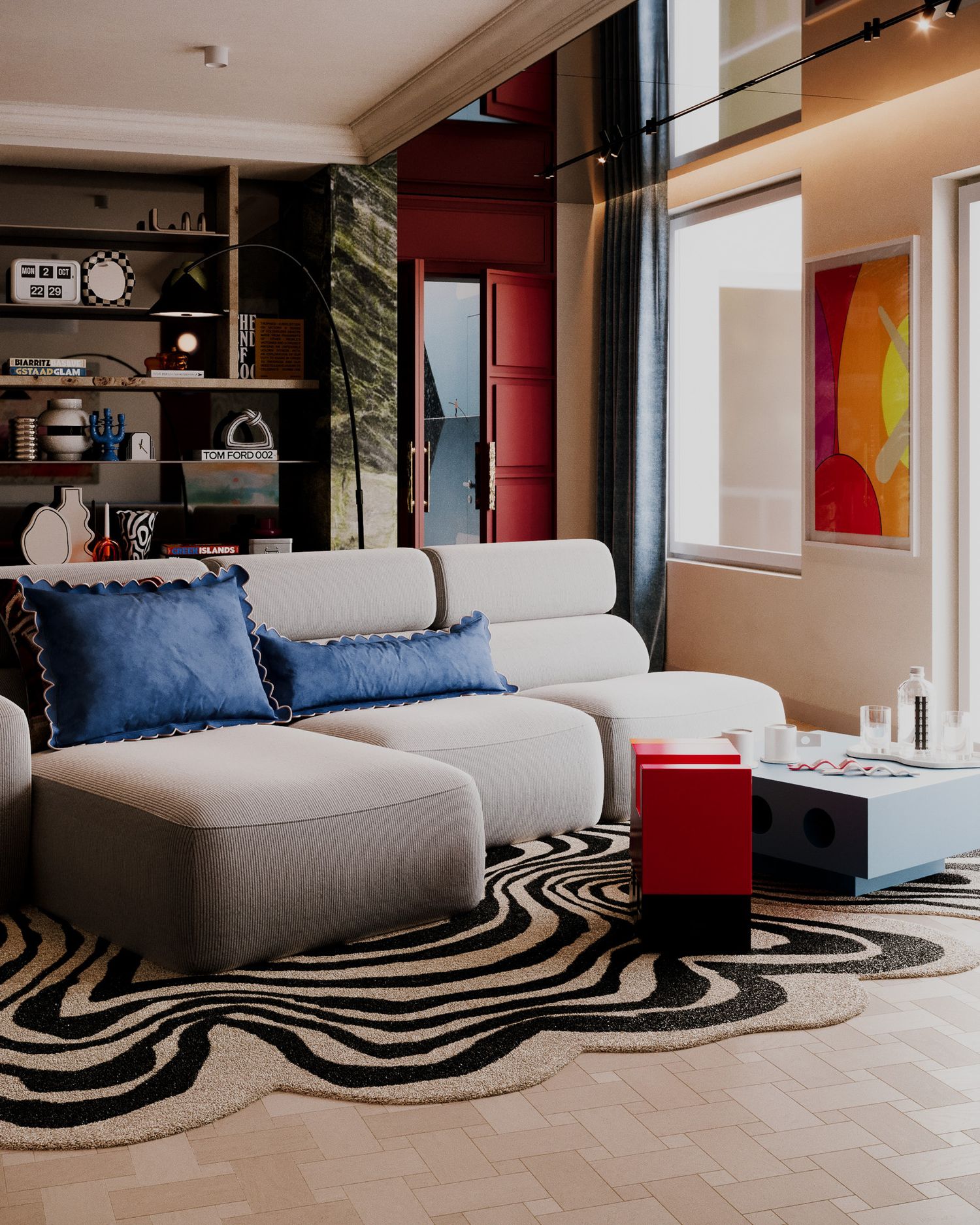 Apartament przyjemnie ostentacyjny — projektowanie wnętrz Wrocław, we.make (3)