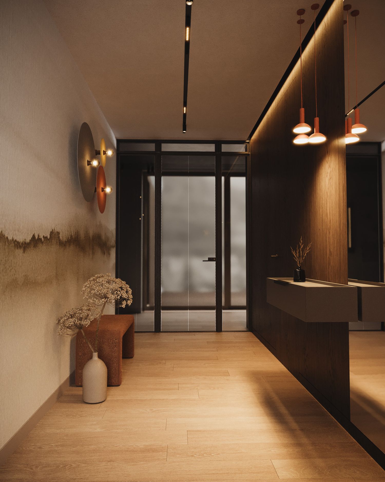 Nowoczesny dom pełen naturalnych materiałów — projektowanie wnętrz Wrocław, we.make (3)
