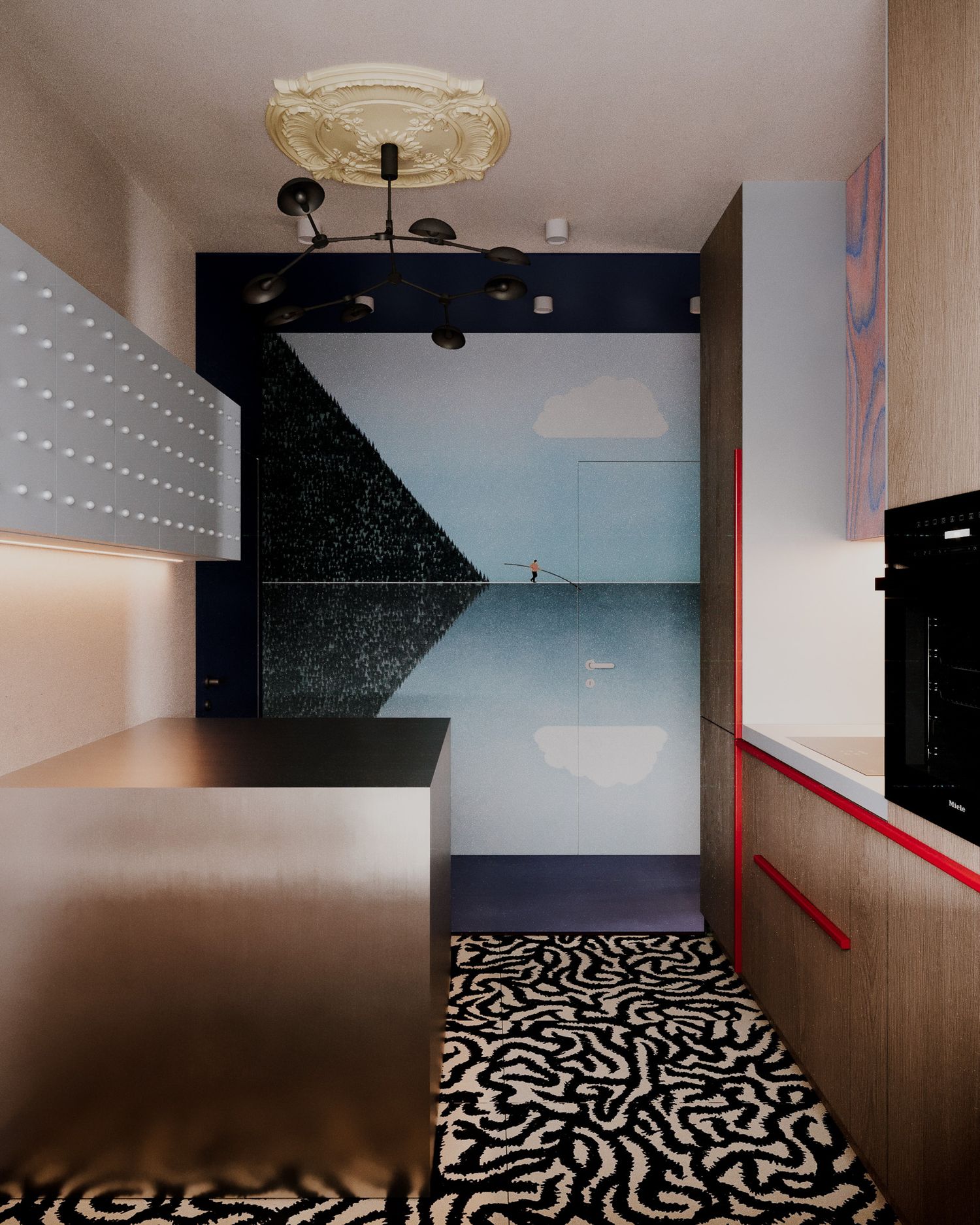 Apartament przyjemnie ostentacyjny — projektowanie wnętrz Wrocław, we.make (3)