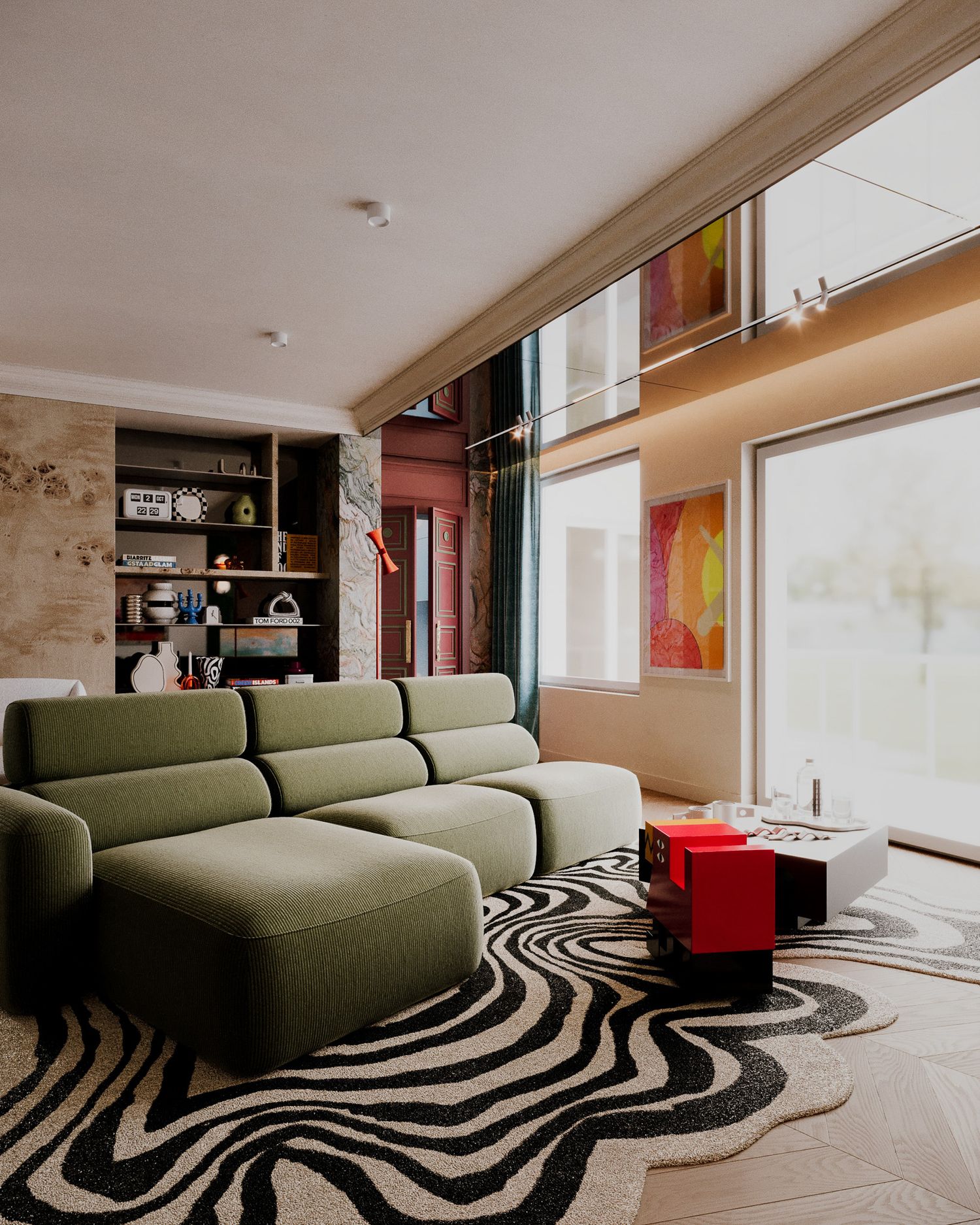 Apartament przyjemnie ostentacyjny — projektowanie wnętrz Wrocław, we.make (4)