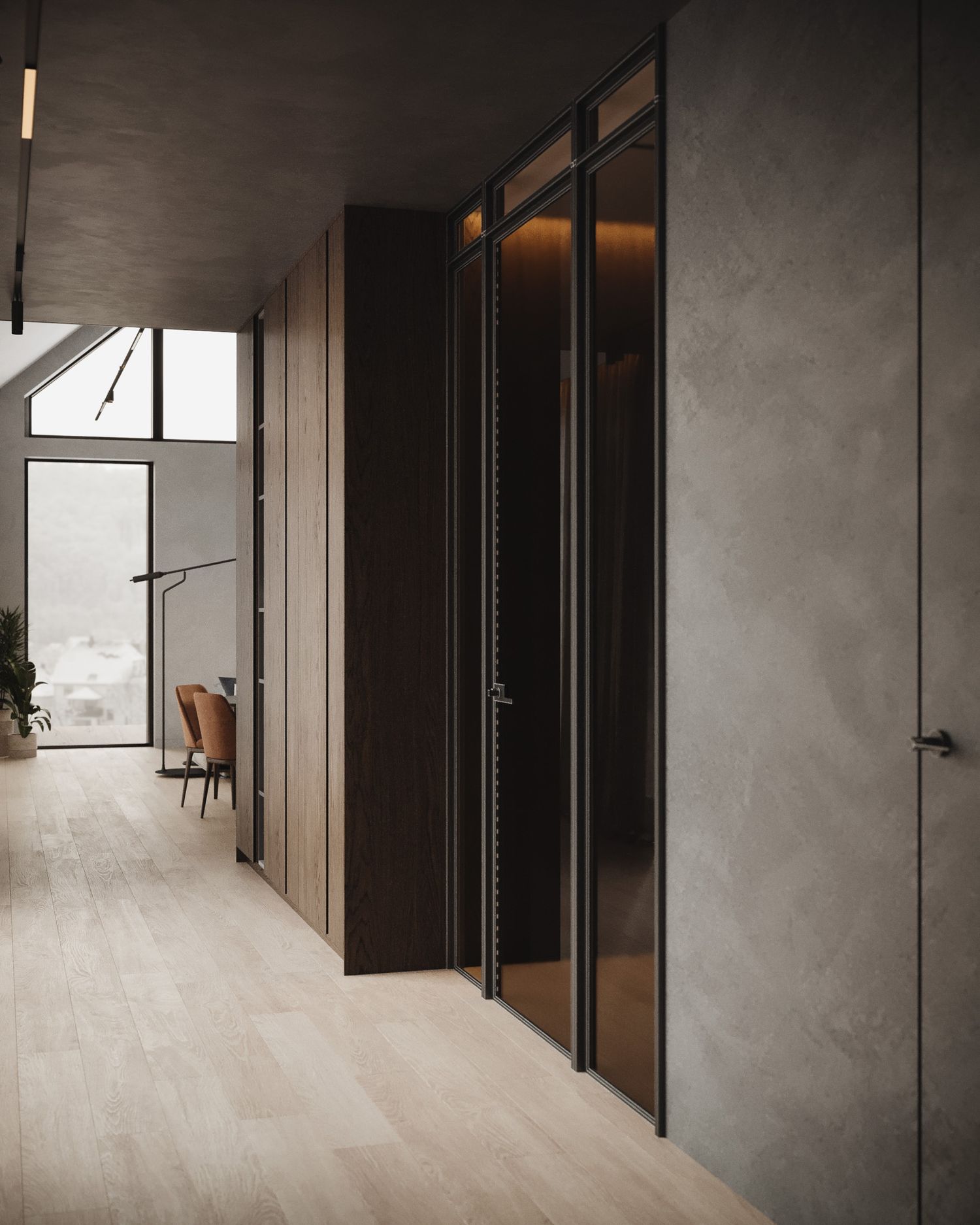 Nowoczesny dom pełen naturalnych materiałów — projektowanie wnętrz Wrocław, we.make (4)