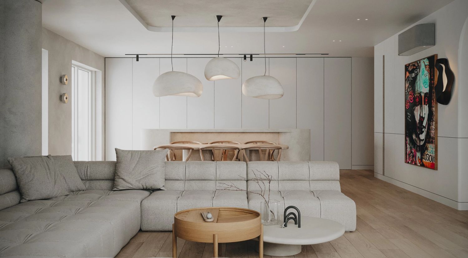 Apartament w stylu japandi z designerskim twistem — projektowanie wnętrz Wrocław, we.make (2)