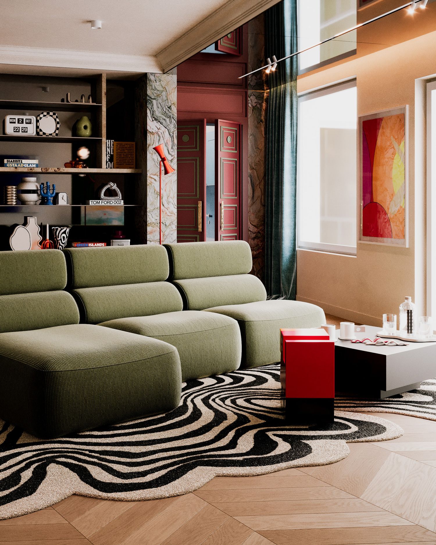 Apartament przyjemnie ostentacyjny — projektowanie wnętrz Wrocław, we.make (3)