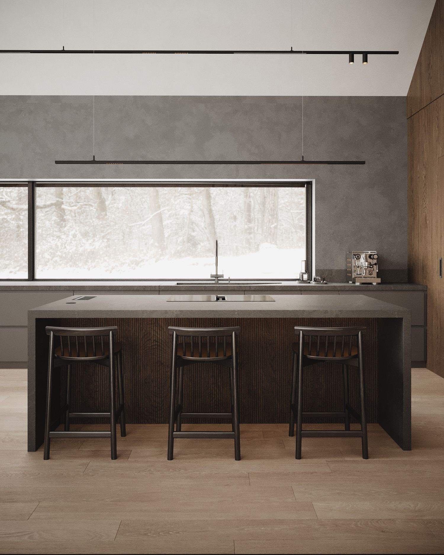 Nowoczesny dom pełen naturalnych materiałów — projektowanie wnętrz Wrocław, we.make (2)