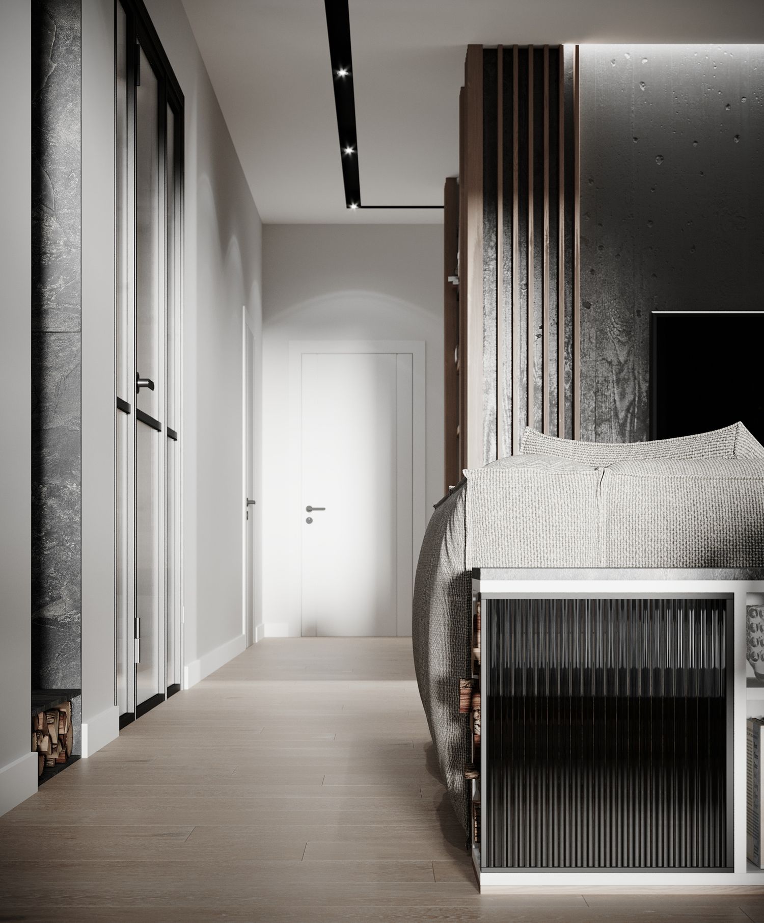 Dom w stonowanej elegancji — projektowanie wnętrz Wrocław, we.make (4)