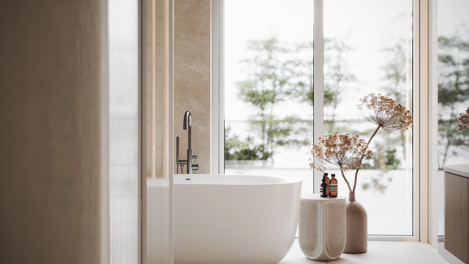 Apartament w stylu japandi z designerskim twistem — projektowanie wnętrz Wrocław, we.make (4)