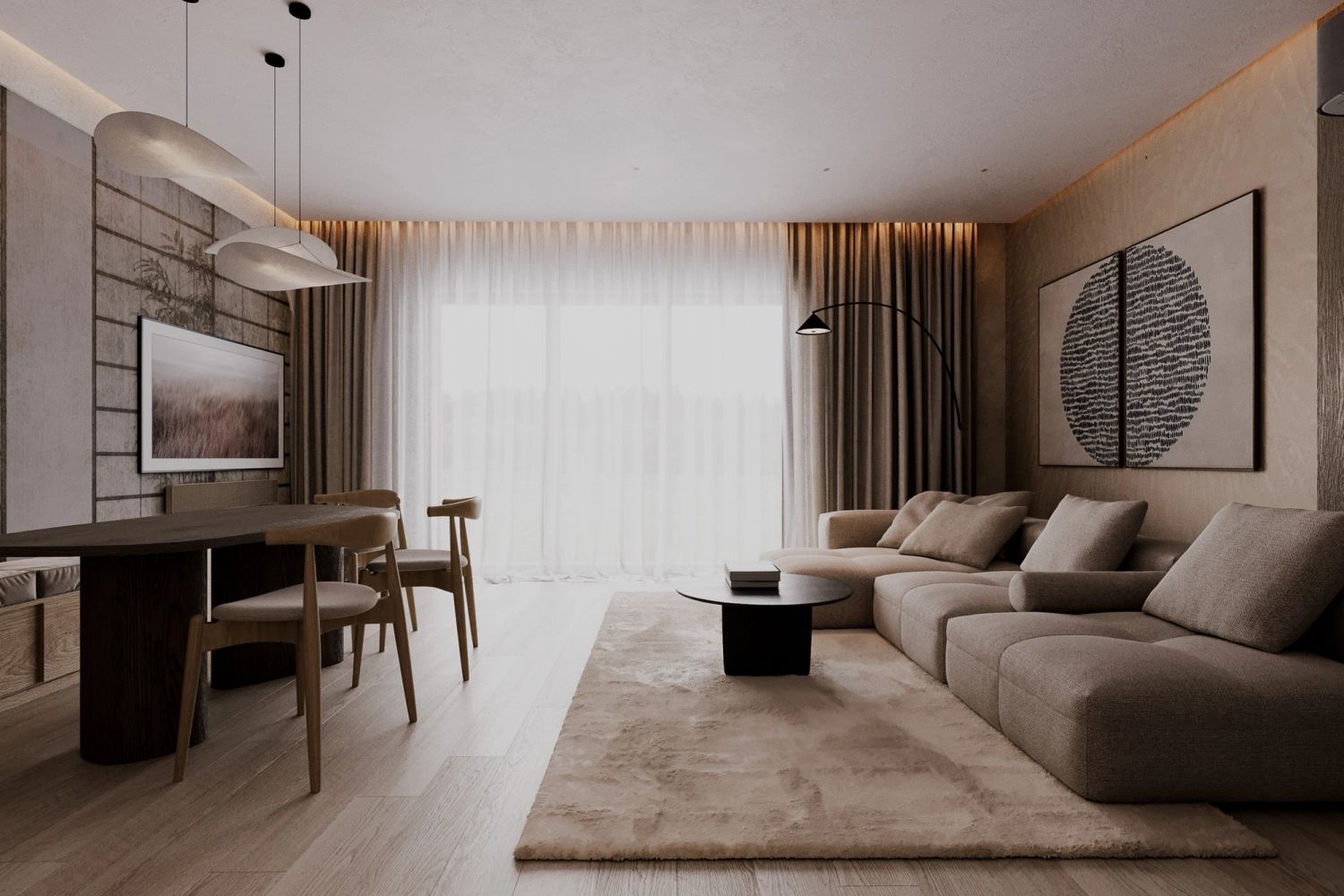 Minimalistyczny dom inspirowany japońskim stylem — projektowanie wnętrz Wrocław, we.make (3)