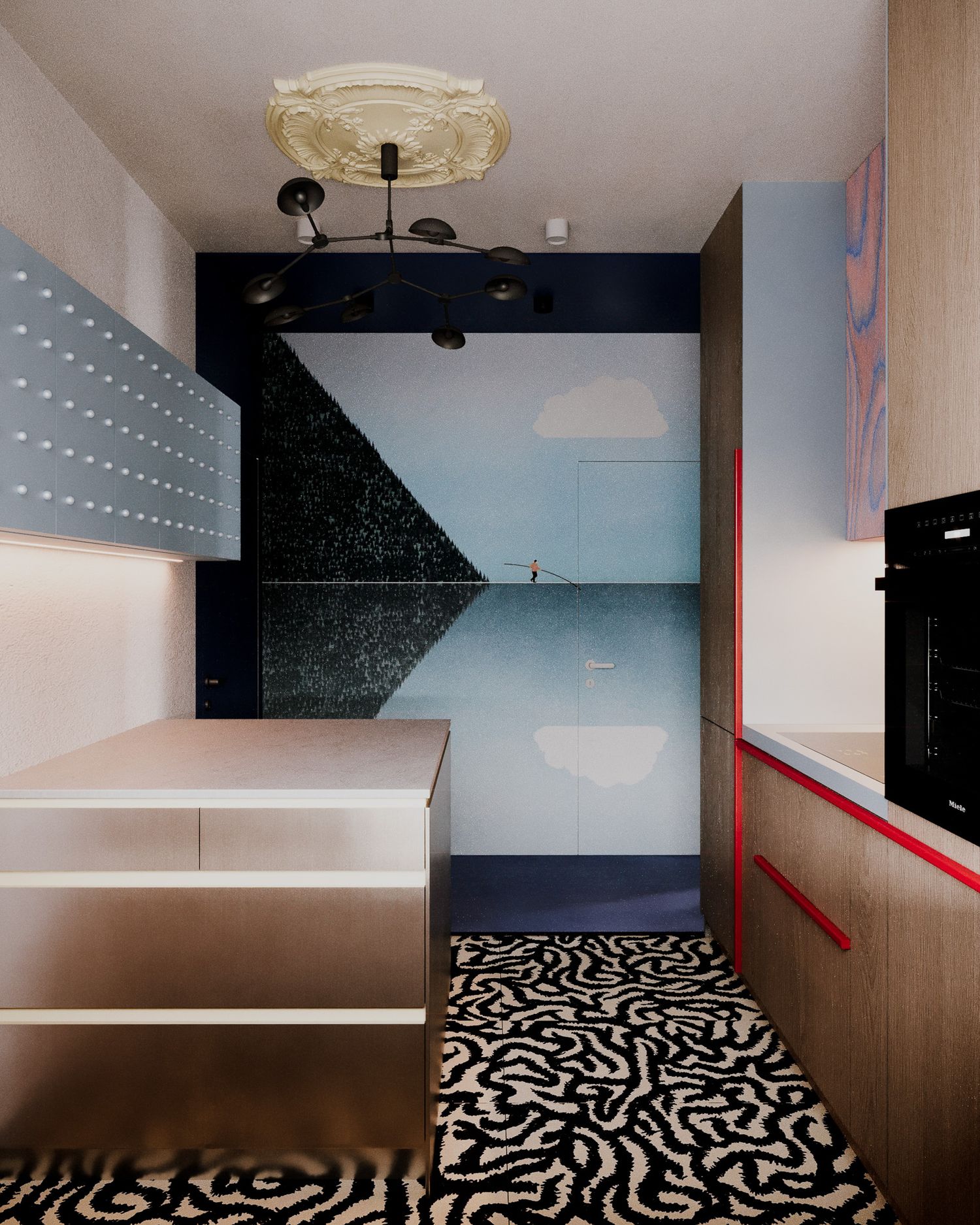 Apartament przyjemnie ostentacyjny — projektowanie wnętrz Wrocław, we.make (3)