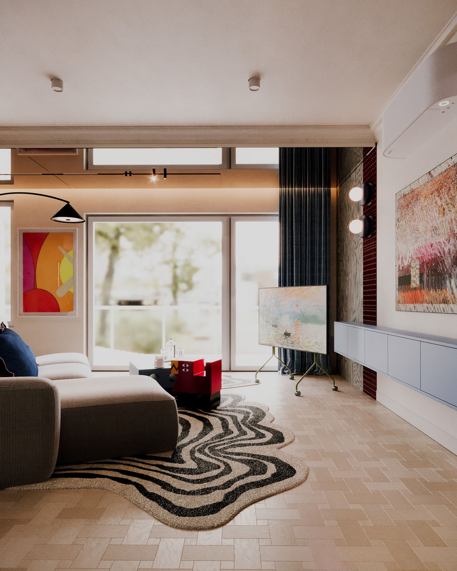 Apartament przyjemnie ostentacyjny — projektowanie wnętrz Wrocław, we.make (4)