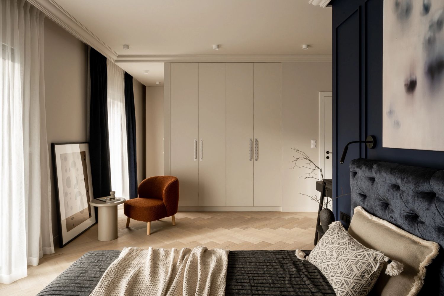 Apartament — klasyka i natura w harmonii — projektowanie wnętrz Wrocław, we.make (2)
