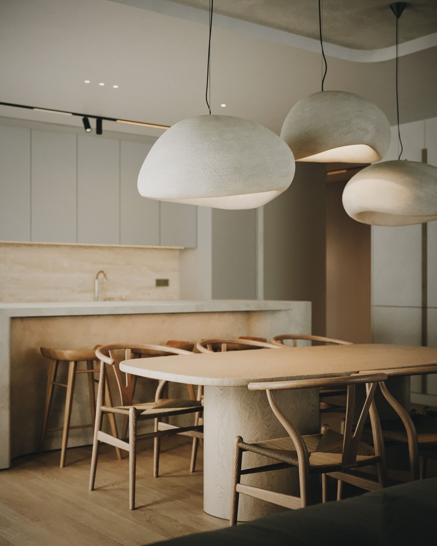 Apartament w stylu japandi z designerskim twistem — projektowanie wnętrz Wrocław, we.make (3)