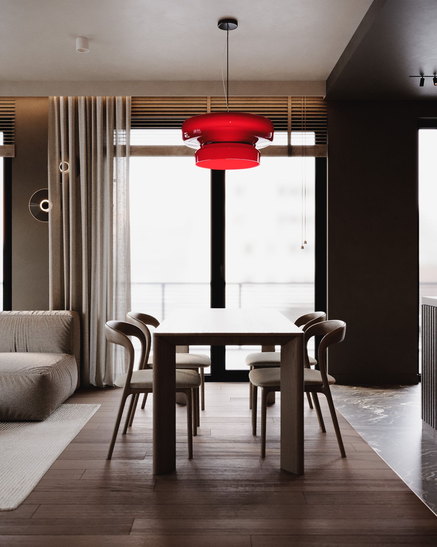 Nowoczesny apartament w Warszawie — projektowanie wnętrz Wrocław, we.make (3)