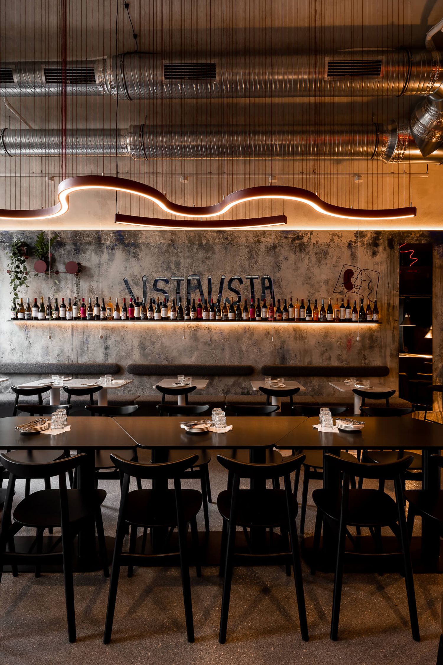 Restauracja Usta Usta — projektowanie wnętrz Wrocław, we.make (2)