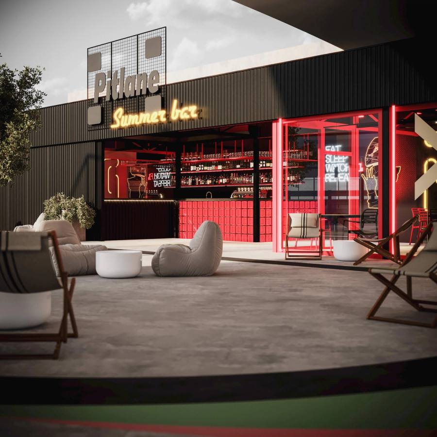Pitlane Summer Bar — bar na dachu Wroclavii — Wrocław, we.make