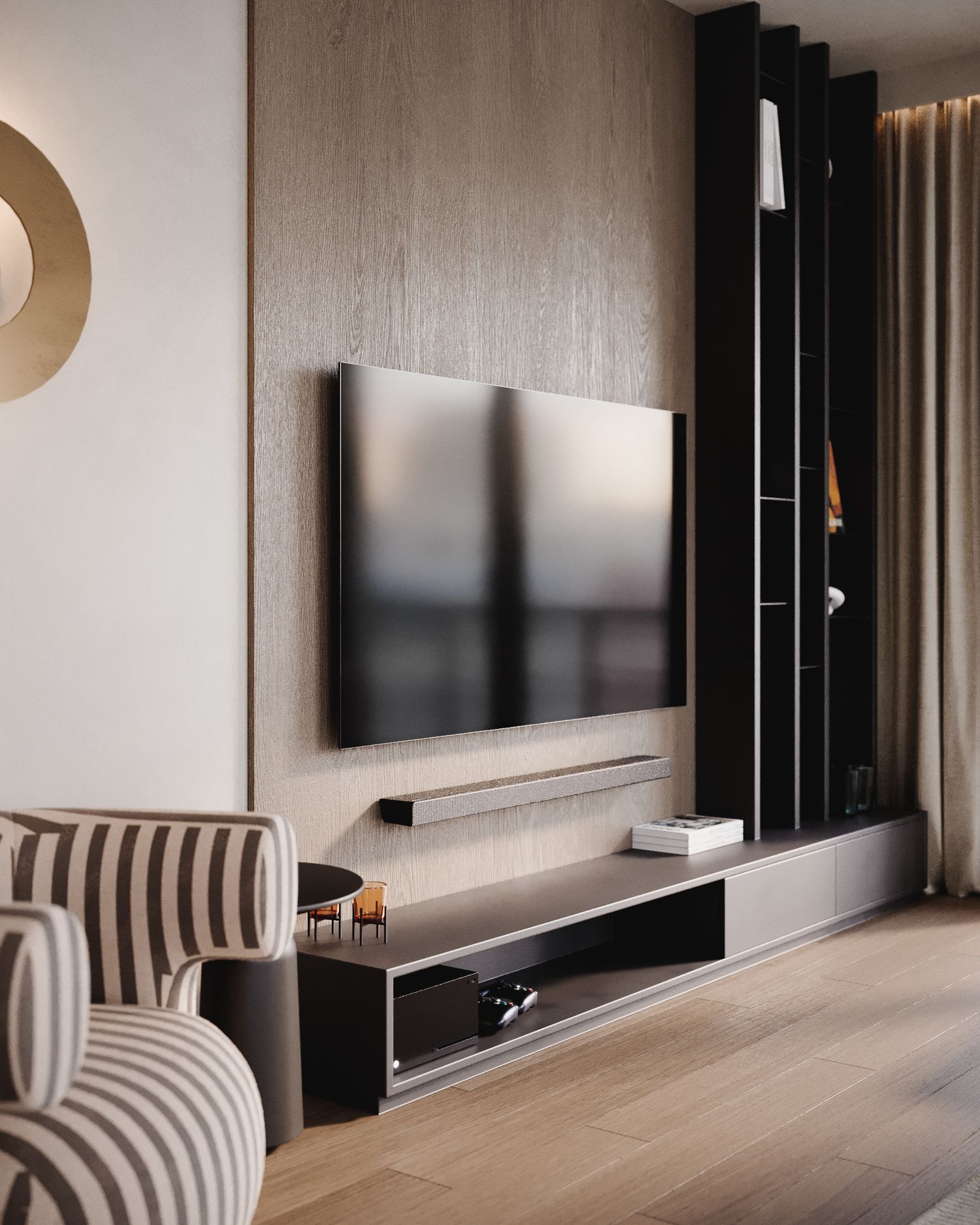 Nowoczesny apartament w Warszawie — projektowanie wnętrz Wrocław, we.make (3)