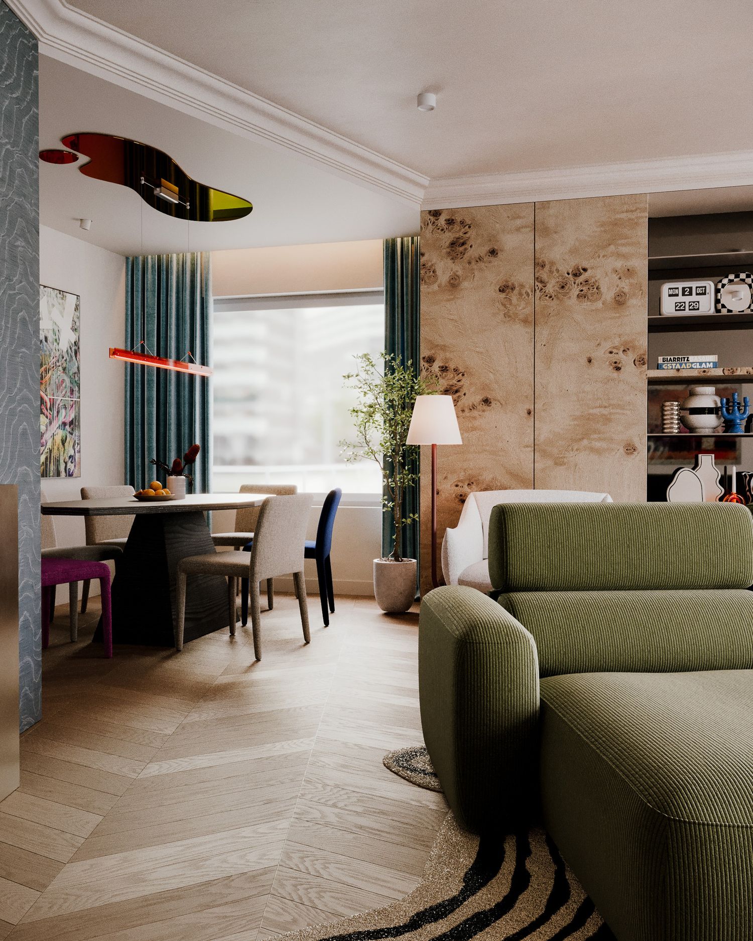 Apartament przyjemnie ostentacyjny — projektowanie wnętrz Wrocław, we.make (3)